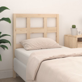 Bed Headboard Natural Pine Solid Pine Wood Medium Durab...