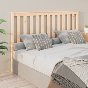 Bed Headboard Natural pine Solid pine wood Medium