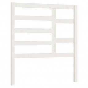 Bed Headboard White Solid pine wood Medium Stylish Desi...