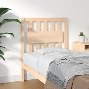 Bed Headboard Natural wood Solid pine wood