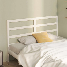 Bed Headboard White Solid Pine wood 57.5 in x 1.6 in x ...
