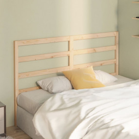 Bed Headboard Natural Wood Solid pine wood Standard
