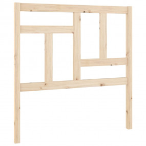 Bed Headboard Natural Pine Solid Pine Wood Medium