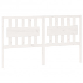 Bed Headboard White Solid pine wood 61.2 in width x 39....