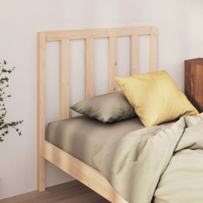 Bed Headboard Natural wood Solid pine wood Medium Sleek