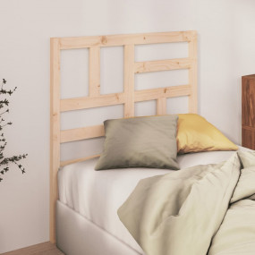 Bed Headboard Natural Pine Solid Pine Wood Standard Bed...