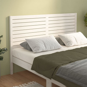 Bed Headboard White Solid pine wood 49.6 in x 39.4 in