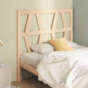 Bed Headboard Natural pine Solid pine wood Decorative I...