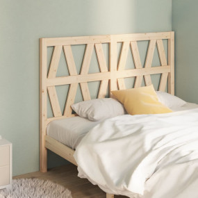 Bed Headboard Natural Pine Solid Pine Wood Standard for...