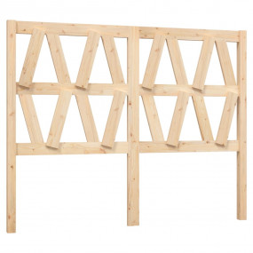 Bed Headboard Natural Wood Solid Pine wood Medium