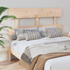 Bed Headboard Natural Wood Solid Pine Wood Medium