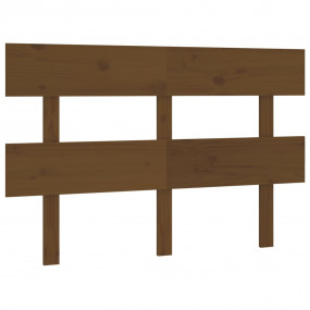 Bed Headboard Honey brown Solid pine wood 56.7 in x 31....