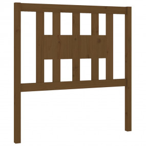 Headboard Honey brown Solid pine wood Standard Decorati...