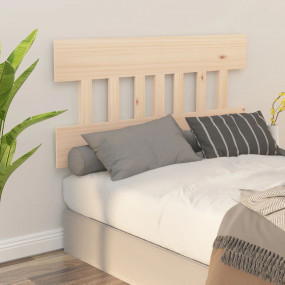 Bed Headboard Natural Wood Solid pine wood Medium