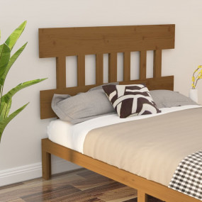 Bed Headboard Honey brown Solid pine wood Small Bed Hea...