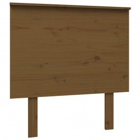 Bed Headboard Honey brown Solid pine wood Standard