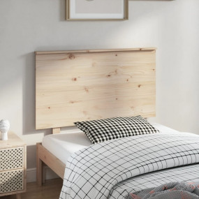 Bed Headboard Natural Wood Solid Pine Wood Standard