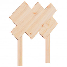 Bed Headboard Natural Wood Solid pine wood Decorative I...