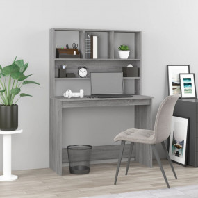 Desk Grey Sonoma Engineered wood Medium Desk Rectangula...