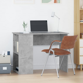 Desk Concrete Grey Engineered wood Medium Desk Rectangu...