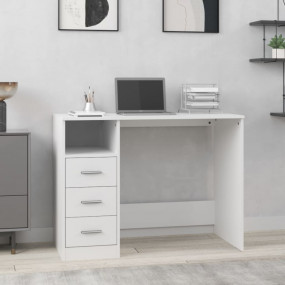 Desk White Engineered wood 40.2 in x 19.7 in x 29.9 in ...