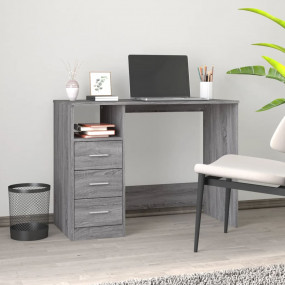 Desk Grey sonoma Engineered wood Medium Desk Rectangula...