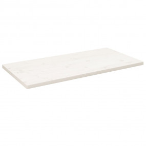 Table Top White Solid pine wood 39.4 x 19.7 in