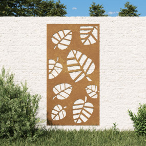 Garden Wall Decoration Rusty Corten Steel 41.3 x 21.7 i...