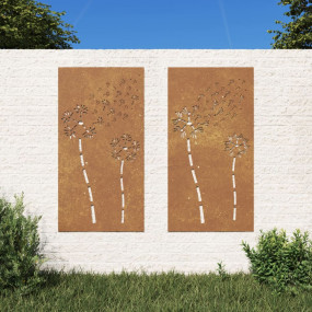 Garden Wall Decoration Normal metal color, develops rus...