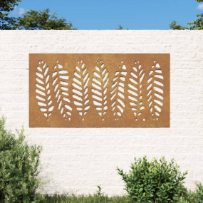 Garden Wall Decoration Rusty brown Corten steel Large D...