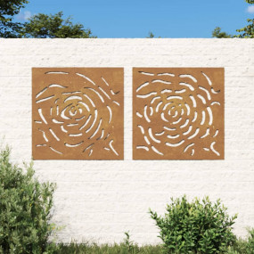 Garden Wall Decoration Standard metal color turns rusty...