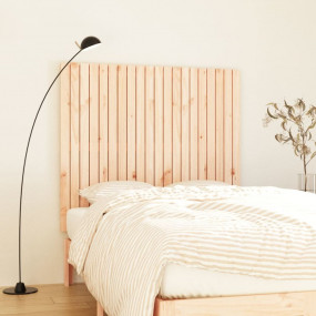 Wall Headboard Natural Pine Solid pine wood 50.2 x 1.2 ...