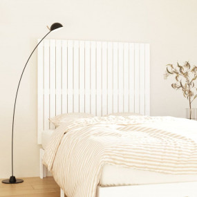 Wall Headboard White Solid pine wood 50.2 x 1.2 x 43.3 ...