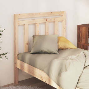 Bed Headboard Natural wood Solid pine wood Twin Bed