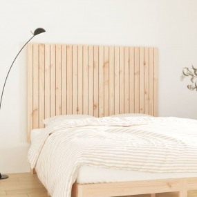 Wall Headboard Solid pine wood 62.8 x 1.2 x 43.3 in