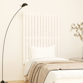 Wall Headboard White Solid Pine Wood Large Wall Headboa...