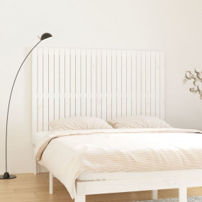 Wall Headboard White Solid pine wood Medium Decorative ...
