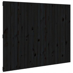 Wall Headboard Black Solid pine wood Medium Decorative ...