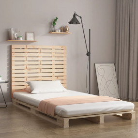 Wall Headboard Natural wood Solid pine wood Medium