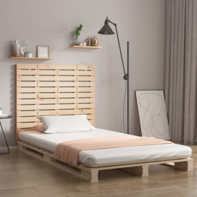 Wall Headboard Natural wood Solid pine wood Medium