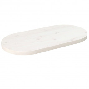 Table Top White Solid pine wood 23.6 x 11.8 in Durable