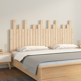 Wall Headboard Natural Pine Solid Pine Wood Medium