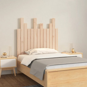 Wall Headboard Natural Wood Solid pine wood Standard