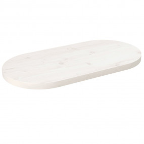 Table Top White Solid pine wood 31.5 x 15.7 in Table To...