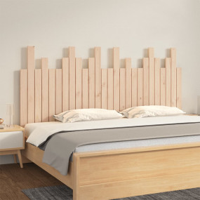 Wall Headboard Natural wood Solid pine wood
