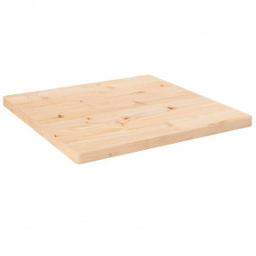 Table Top Natural Pine Solid Pine Wood 15.7 x 15.7 in