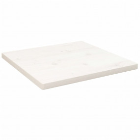 Table Top White Solid pine wood 15.7 x 15.7 in