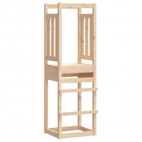 Play Tower Natural Pine Solid Pine Wood Standard Durabl...