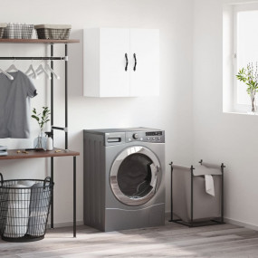 Wall Cabinet White Engineered Wood Medium Wall Cabinet