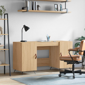 Desk Sonoma oak Engineered wood Medium Desk Rectangular